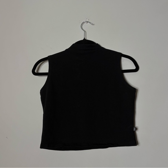 Mary Wyatt Tank Top Black Cropped Crop Goth - Picture 4 of 4
